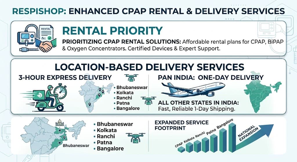 CPAP Machine Rental in Bhubaneswar | 3-Hour Delivery by Odisha Healthcare